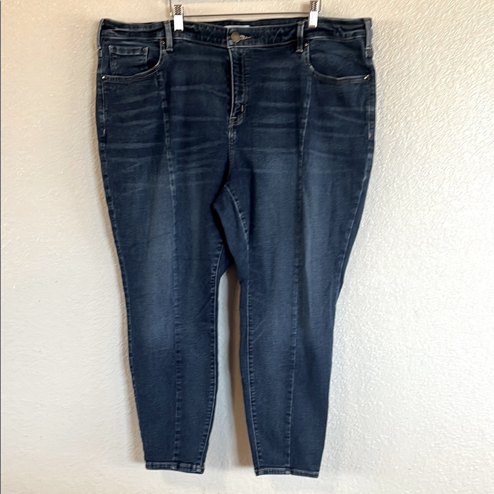 Lane Bryant Blue Skinny Jeans